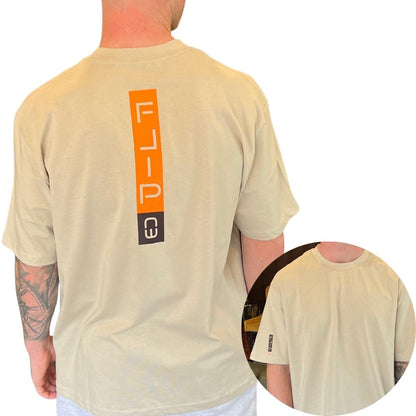 Oversized Tee with Backbone FLIP Design
