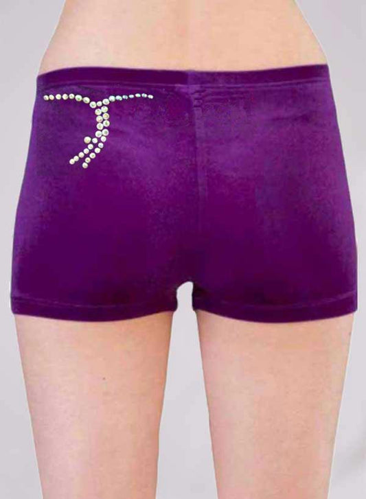 VALDEZ - GIRLS VELOURE SHORTS