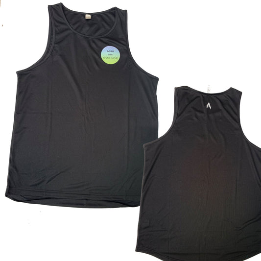 ACRO WITH KH - Sports Vest with Badge Print