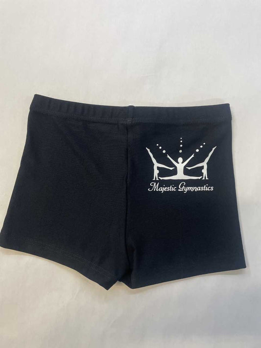 MAJESTICS GC - Girls Black shorts with Club print