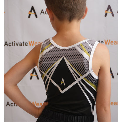Black and Yellow Sublim leotard