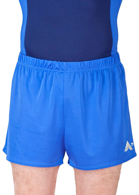 Boys Royal Shiny Lycra Shorts