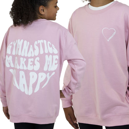 Gymnastics Makes Me Happy Sweatshirt