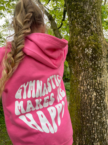 Gymnastics Makes Me Happy Hoodie