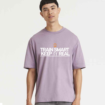Train Smart, Keep It Real Oversized Tee