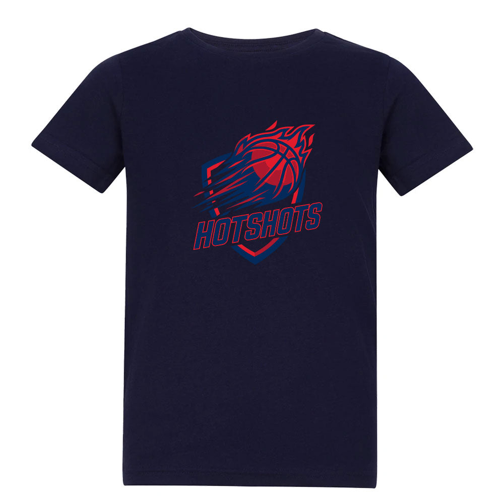 Hotshots - Navy t-shirt with front logo