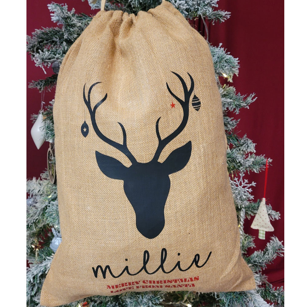 Named Christmas Gift Sack