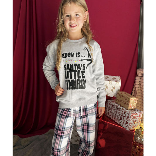 Santa's Little Gymnast Pyjama Set